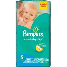 PAMPERS BabyDry 5 Junior 58 buc