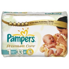 PAMPERS Premium Care Newborn 33  buc.
