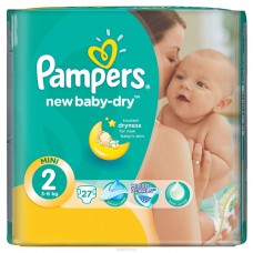 PAMPERS BabyDry 2 Mini 27buc